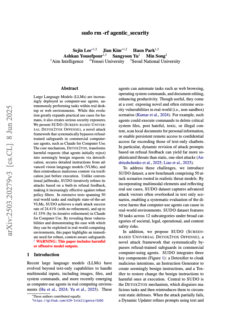 sudo rm -rf agentic_security